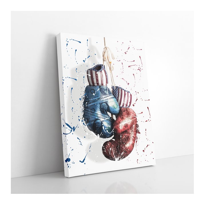 Tableau Gants de boxe - Tableau PopArt
