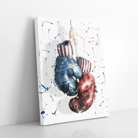 Tableau Gants de boxe - Tableau PopArt