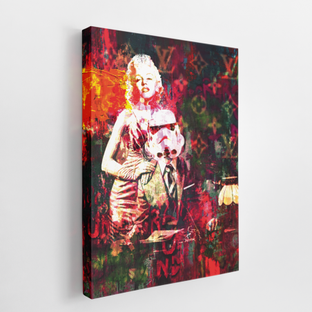 Tableau Pop Art Marylin Vuitton Star Wars