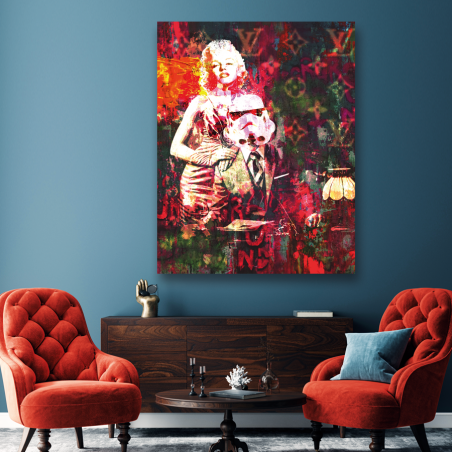 Tableau Pop Art Marylin Vuitton Star Wars