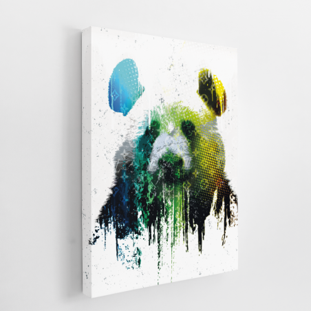 Tableau Pop Art panda Vuitton