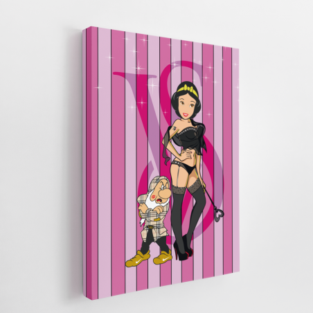 Tableau Pop Art sexy Blanche-Neige