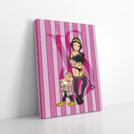 Tableau Pop Art sexy Blanche-Neige