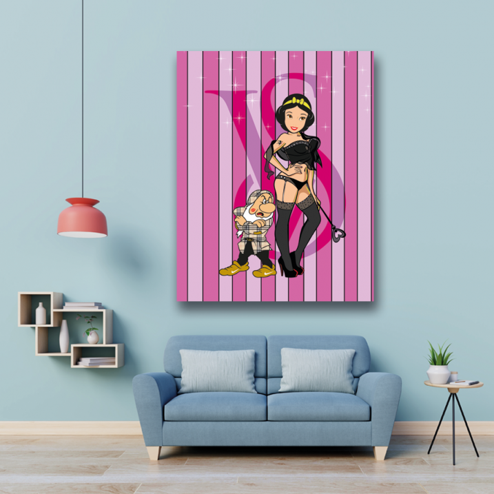Tableau Pop Art sexy Blanche-Neige