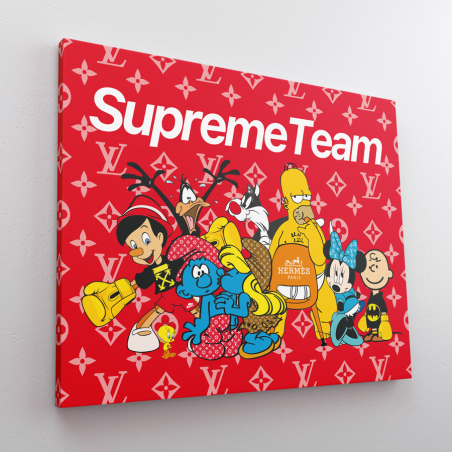 Tableau Pop Art cartoon Supreme