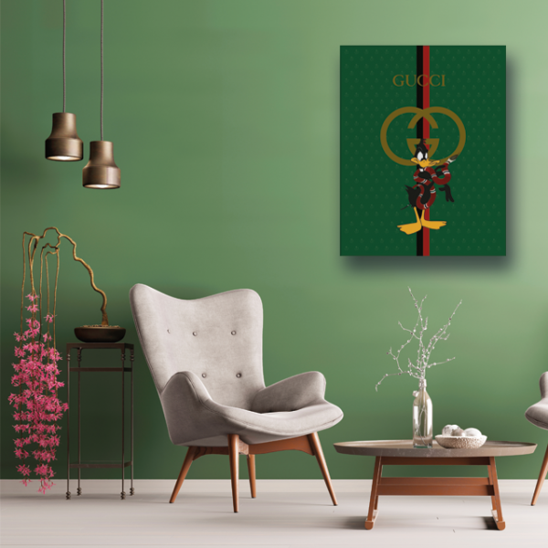 Tableau Gucci Cartoon Vert - Tableau PopArt 2