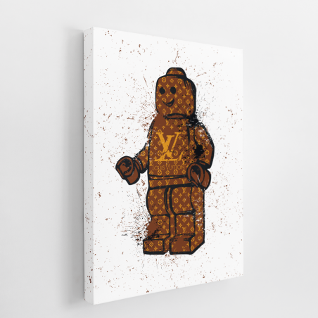 Tableau Pop Art Robot lego Vuitton