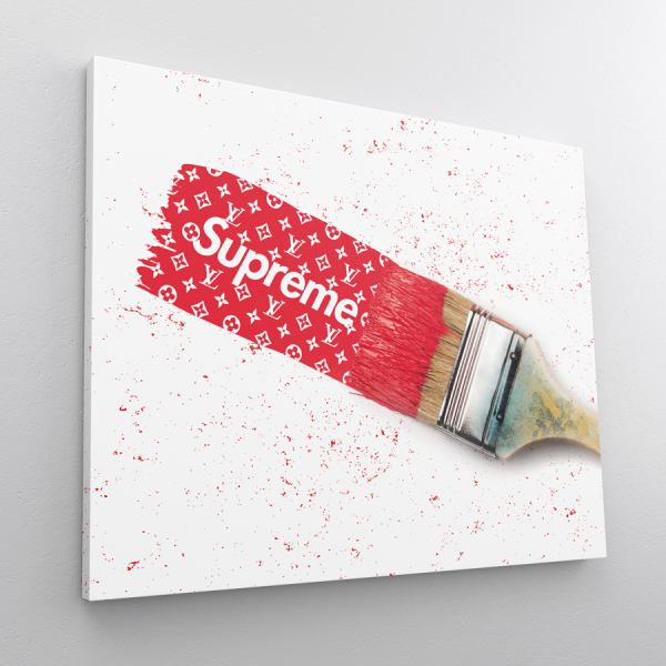 Tableau Pop Art pinceaux Supreme