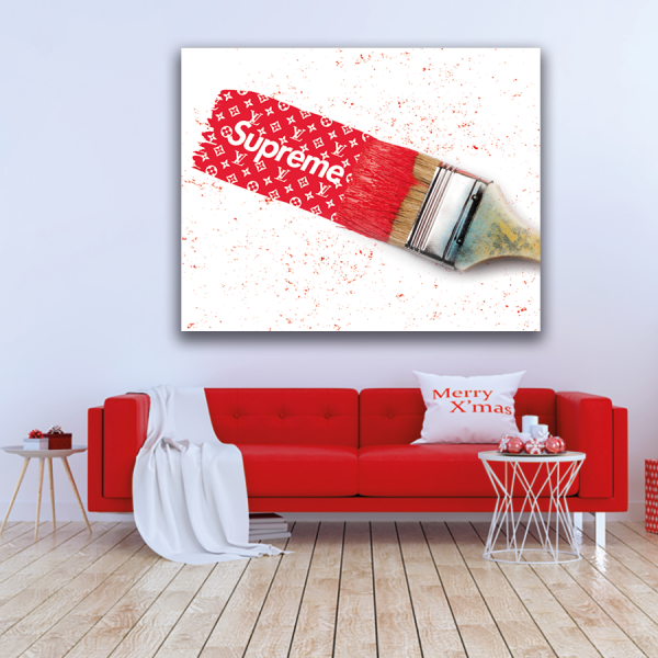 Tableau Pop Art pinceaux Supreme 2