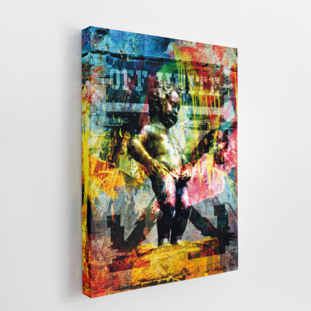 Tableau Pop Art Manneken Pis Off white Tableau Pop Art Manneken Pis Off white