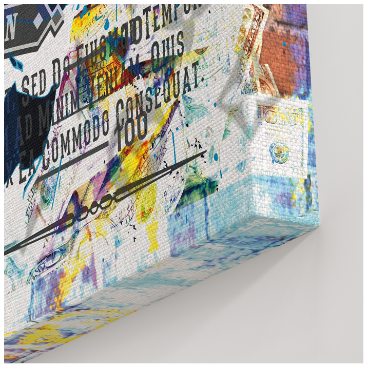 Tableau Pop Art Wanted Chaplin