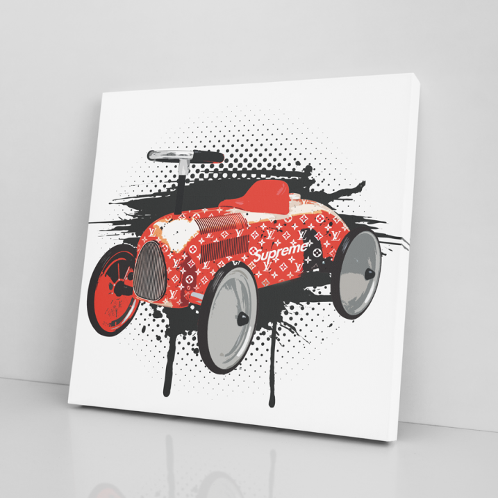 Tableau porteur voiture vintage Supreme l Livraison offerte