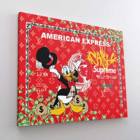 Tableau Donald Amex Supreme - Tableau PopArt