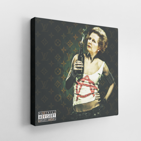Tableau Pop Art Margaret Thatcher Punk