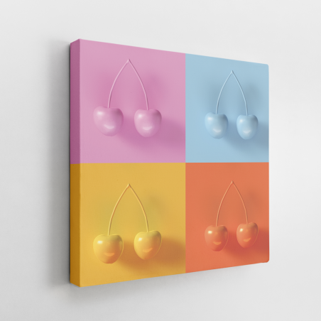 Tableau Cerises Pop Art