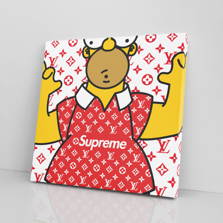 Tableau Pop Art Homer Simpson Supreme
