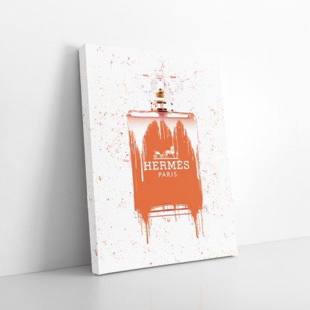 Tableau Pop Art Hermès flacon de parfum