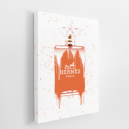 Tableau Pop Art Hermès flacon de parfum