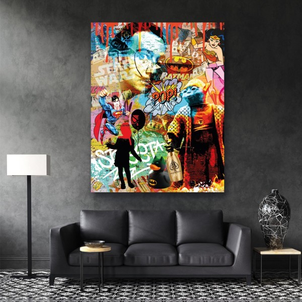 Tableau Pop Art Comics Cartoon 2