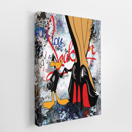 Tableau Chaussures Louboutin Cartoon - Tableau PopArt Tableau Chaussures Louboutin Cartoon - Tableau PopArt