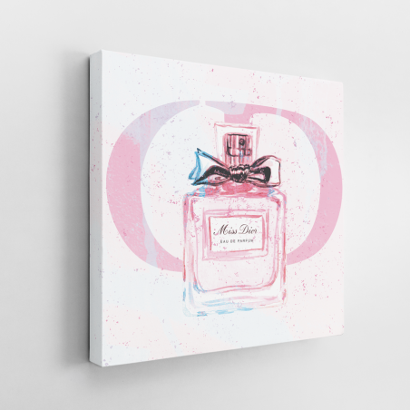Tableau flacon de parfum Miss Dior