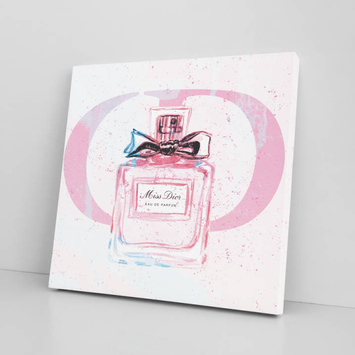 Tableau flacon de parfum Miss Dior
