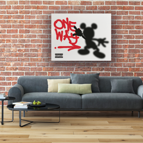 Tableau Mickey Graffiti - Tableau PopArt 2