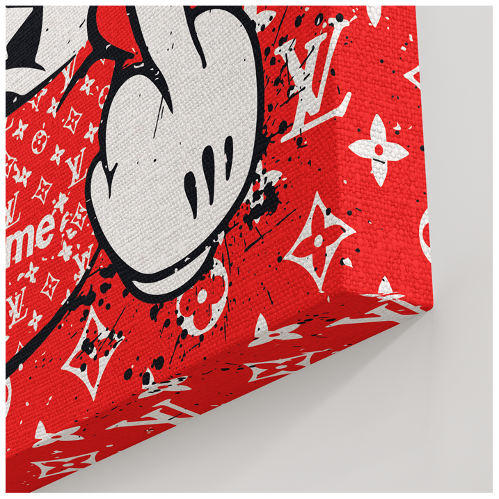 Tableau Pop Art Mickey Supreme Fuck