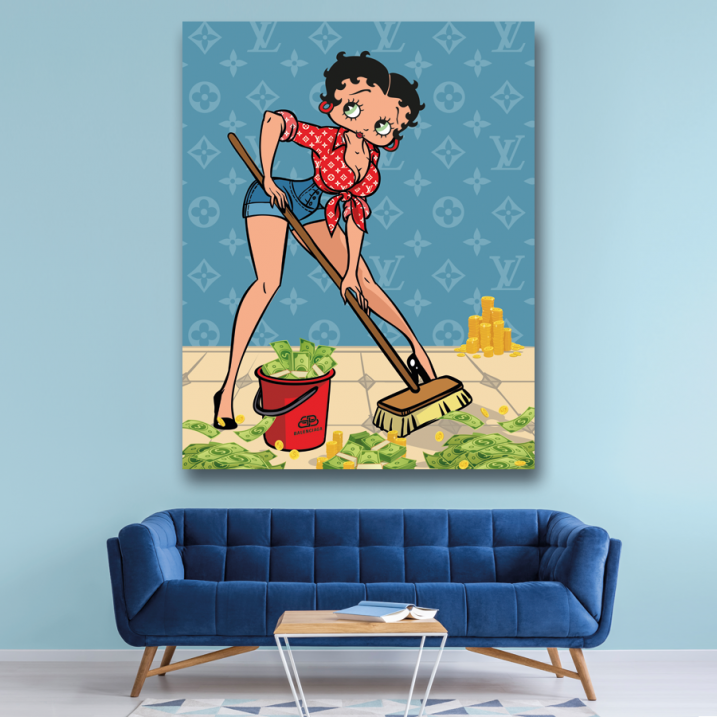 Tableau Betty Boop dollar