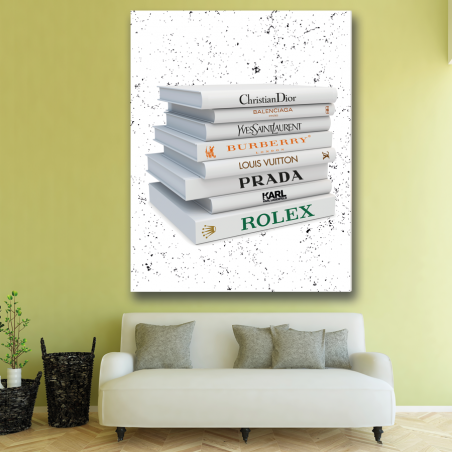 Tableau livre déco luxe