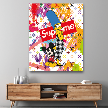 Tableau Supreme Marge Simpson Mickey Tableau Supreme Marge Simpson Mickey