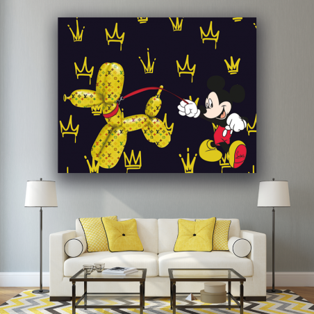 Tableau Mickey chien Tableau Mickey chien