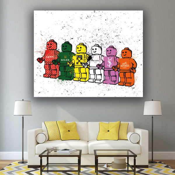 Tableau Robot Lego marques 2