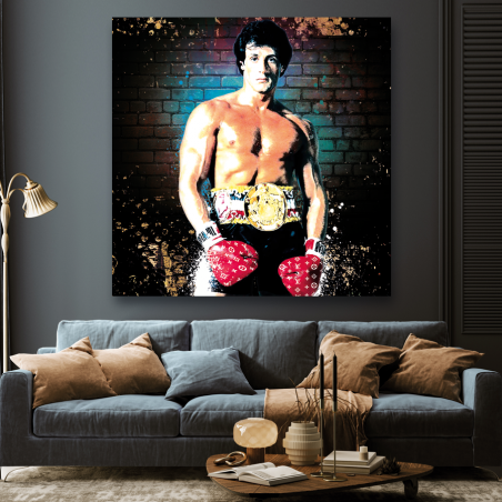 Tableau Boxe Stallone
