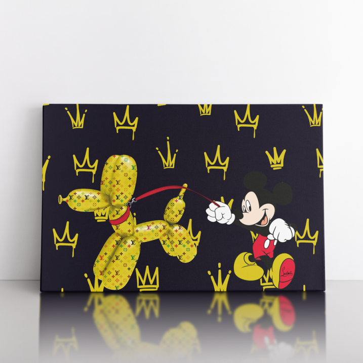 Tableau Mickey chien Tableau Mickey chien