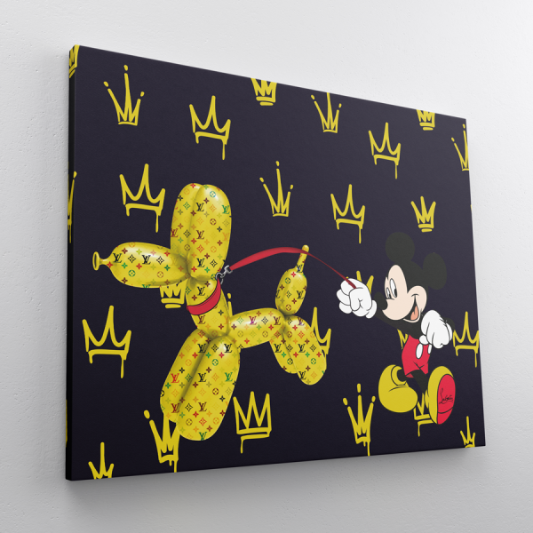 Tableau Mickey  110/70 Pop'Art  by L 'atelier du coyote  Mickey  mouse wallpaper, Mouse illustration, Mickey mouse and friends