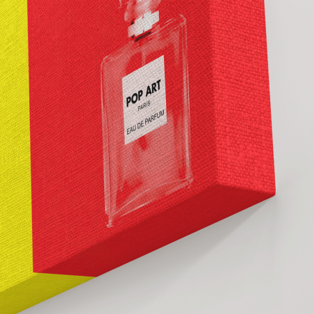 Tableau flacon de parfum Pop Art