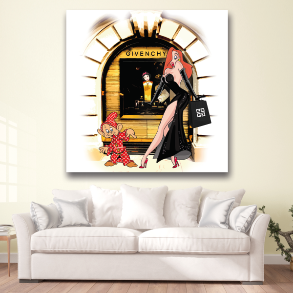 Tableau Jessica Rabbit Givenchy 2