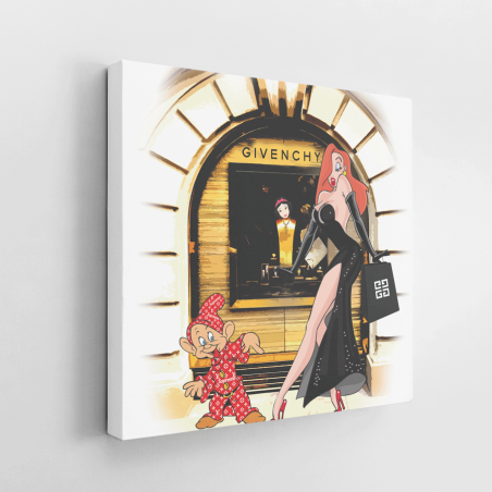 Tableau Jessica Rabbit Givenchy