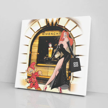 Tableau Jessica Rabbit Givenchy