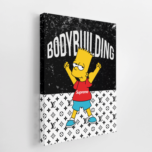 Tableau Simpson noir et blanc supreme