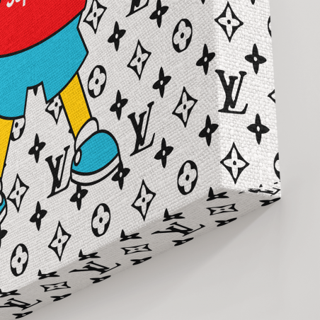 Tableau Simpson noir et blanc supreme