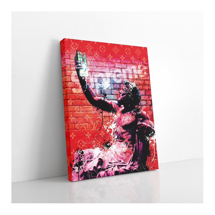Tableau Supreme Iphone Statue Marques - Tableau PopArt Tableau Supreme Iphone Statue Marques - Tableau PopArt
