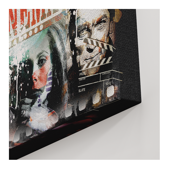 Tableau Rétro Cinema Gabin Icones - Tableau PopArt