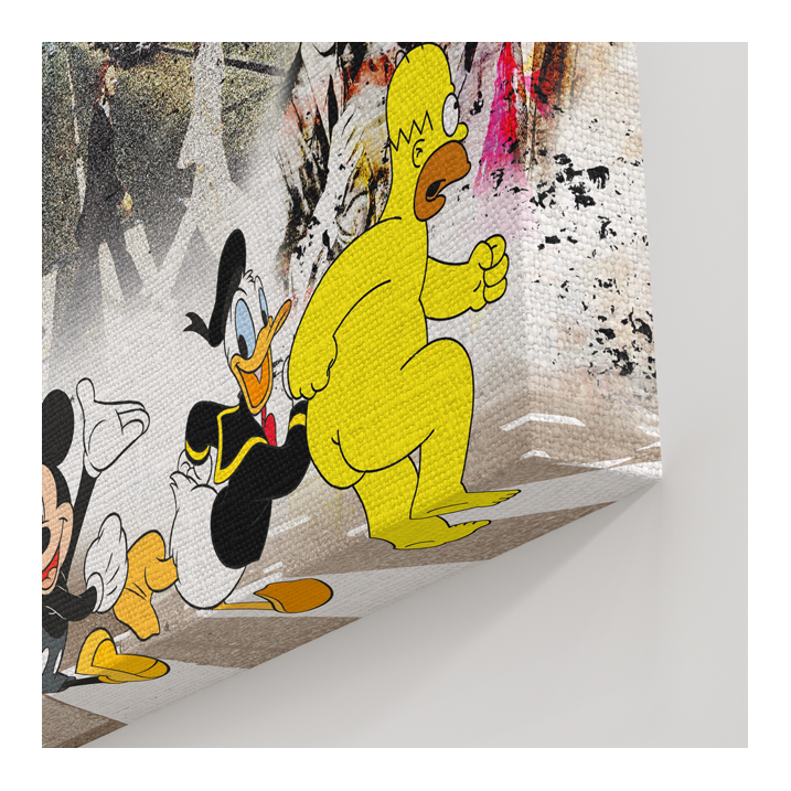 Tableau Beatles Cartoons - Tableau PopArt