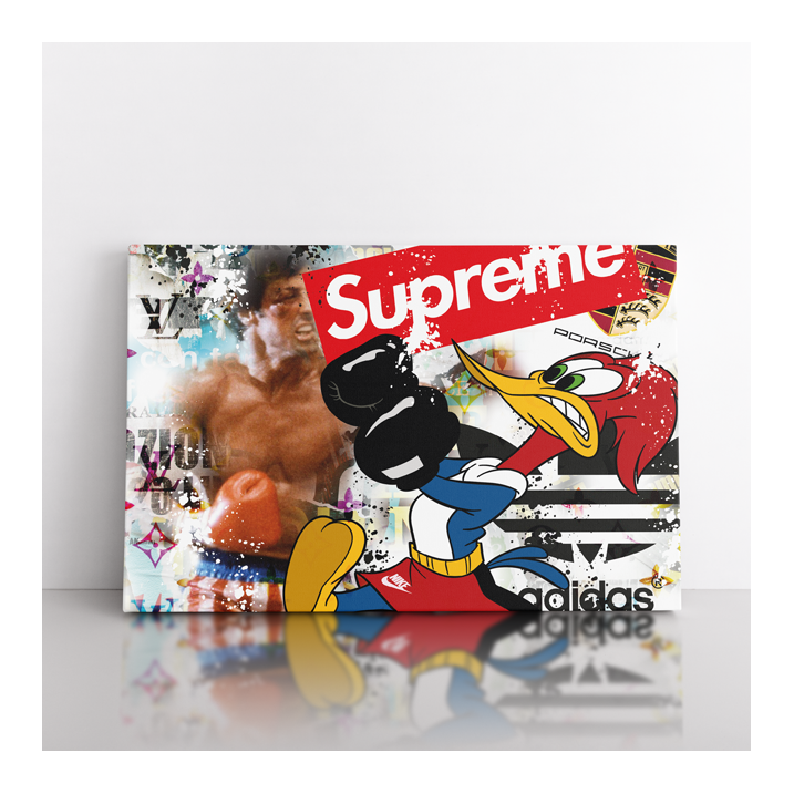 Tableau Boxe Supreme - Tableau PopArt