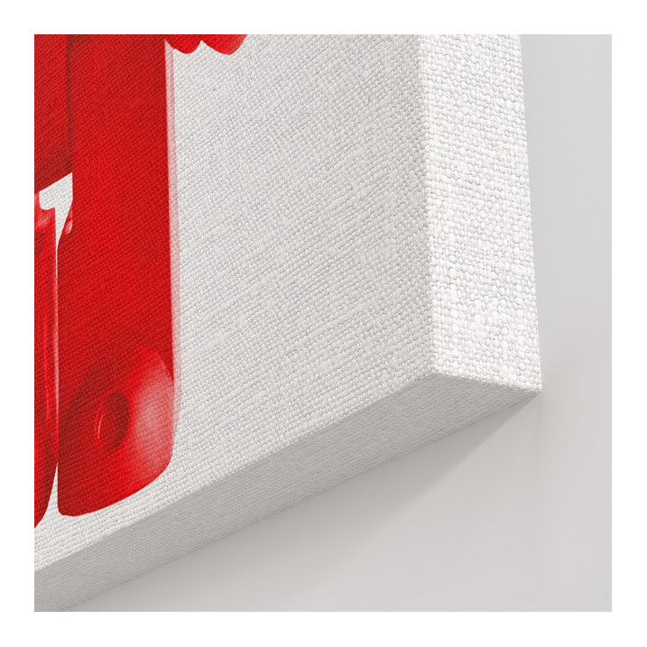 Tableau Lego Ours McDO rouge et jaune - Tableau PopArt