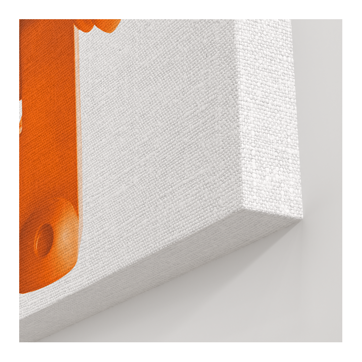 Tableau Lego Ours orange Hermes - Tableau PopArt Tableau Lego Ours orange Hermes - Tableau PopArt