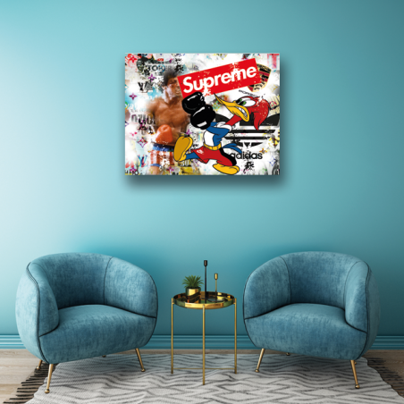 Tableau Boxe Supreme - Tableau PopArt