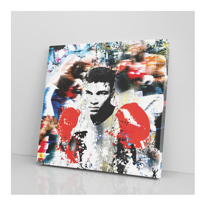 Tableau Boxe Mohamed Ali - Tableau PopArt